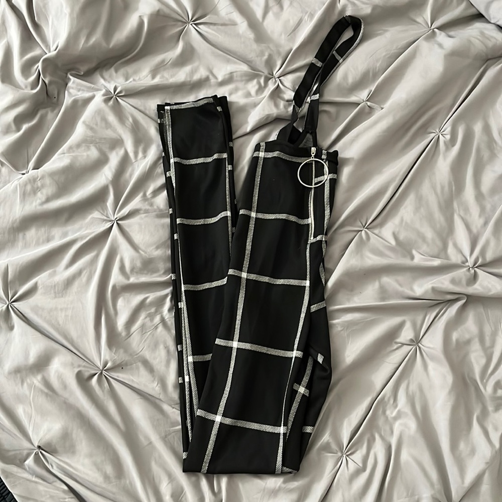 Black & white jumpsuit